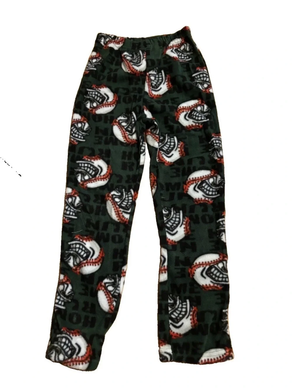 Seven Apparel Little Boys Plush Long Sleeve Baseball Graphic Pajama Set - Size 4